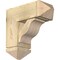 Ekena Millwork Funston Arts and Crafts Rough Sawn Bracket w/ Offset Brace, Douglas Fir, 8"W x 20"D x 20"H BKT0806X20X20FST03RDF - alternate 1